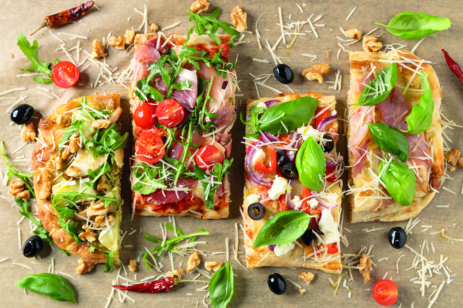 Pinsa 100%: für rustikale Snacks mit handwerklichem Charakter