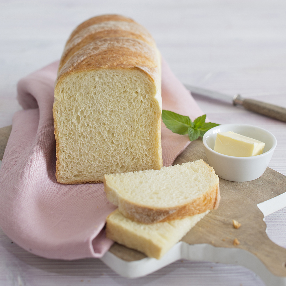 Aufgeschnittenes 2ab Weissbrot Kastenbrot