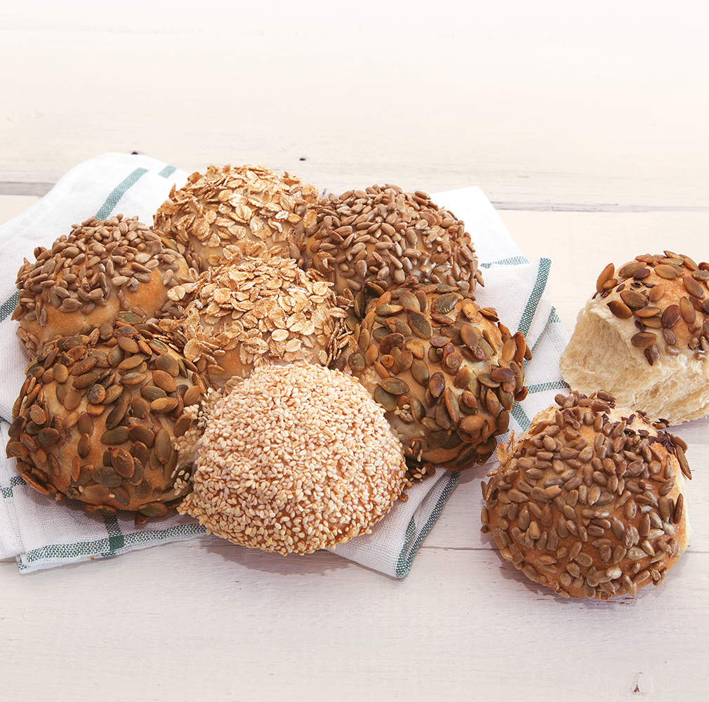 Partysonne aus Brötchen mit GECKO Ultra Saaten- und Dekorkleber