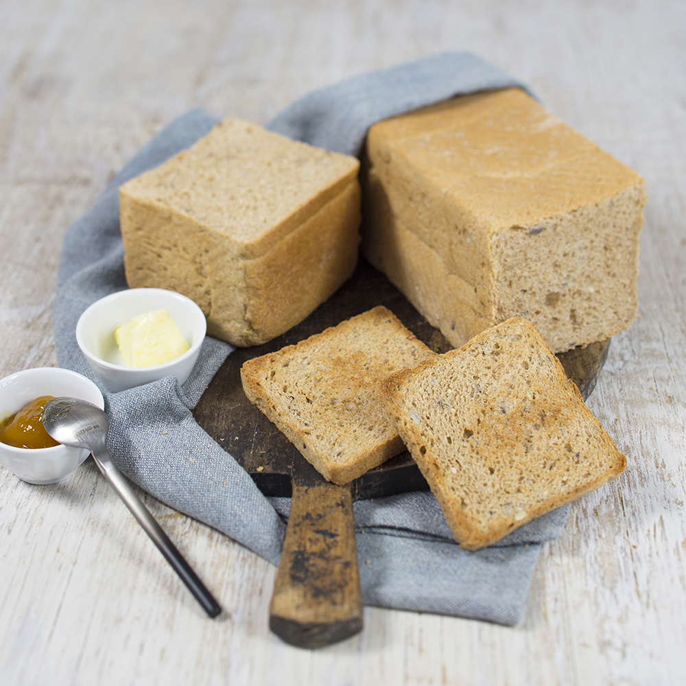 Toast mit Schneedinkel