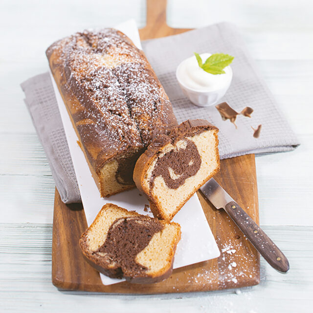 Schneeweizen Rührkuchen mit SCHNEE WEIZEN Vollkorn-Mikrogranulat