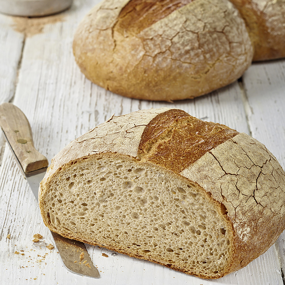 Mühlenbrot mit Slow Milling Apfelfaser Plus