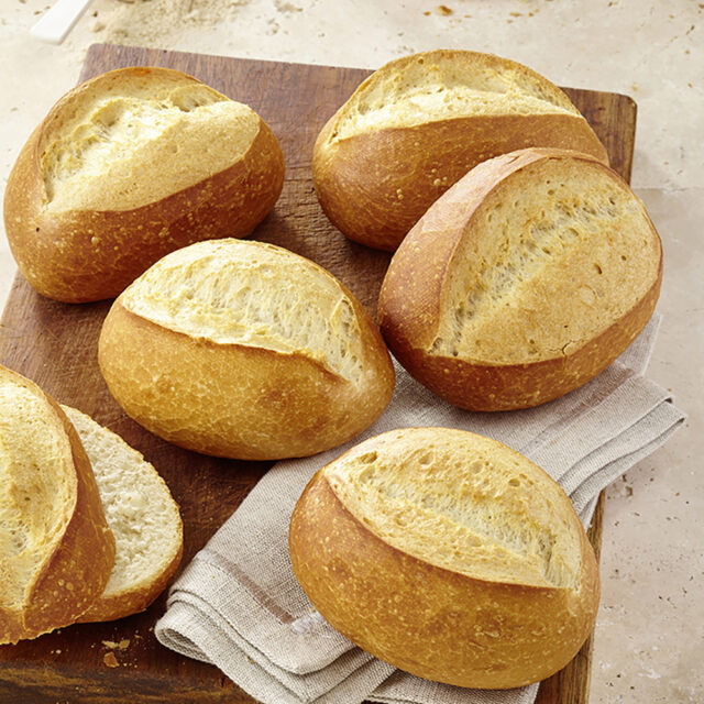 Schnittbrötchen mit Slow Milling Backferment