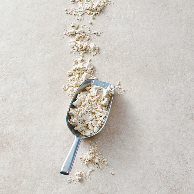 Metallische Schaufel mit Slow Milling Backroggen