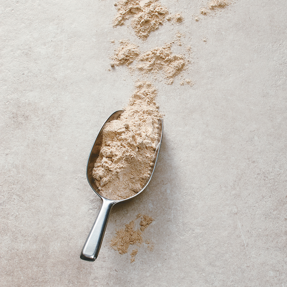 Metallschaufel mit Slow Milling Holzofenmalz