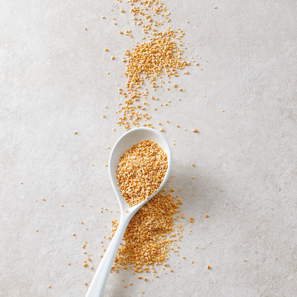 Löffel mit Slow Milling Kastanienerbse