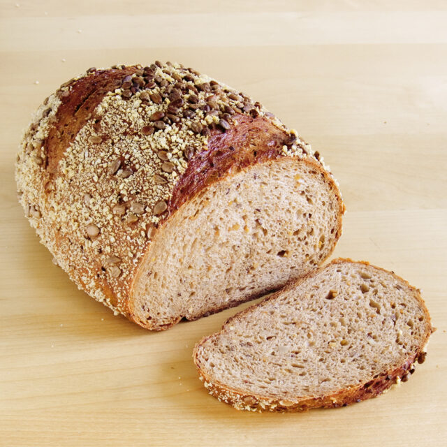 Aufgeschnittenes Gowell 5 Elemente Brot