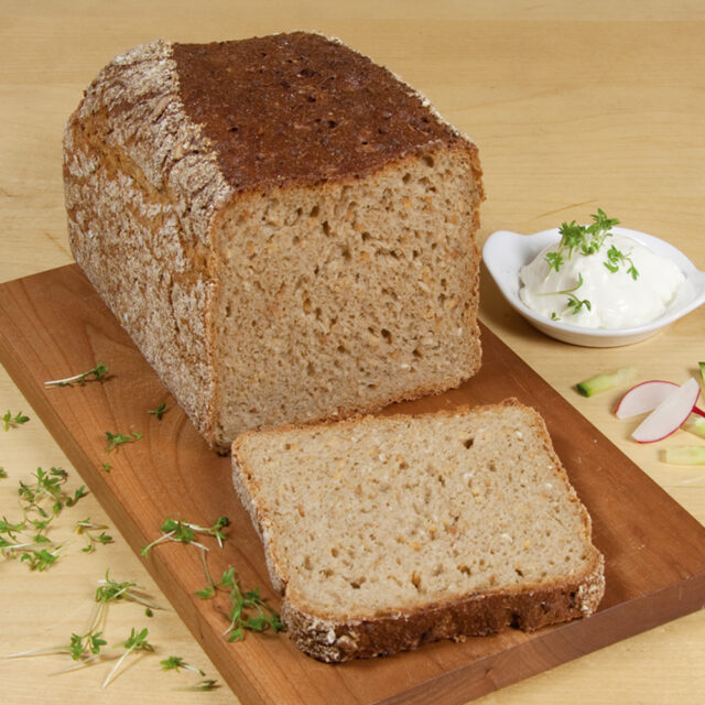 Aufgeschnittenes Gowell Minicarb Brot