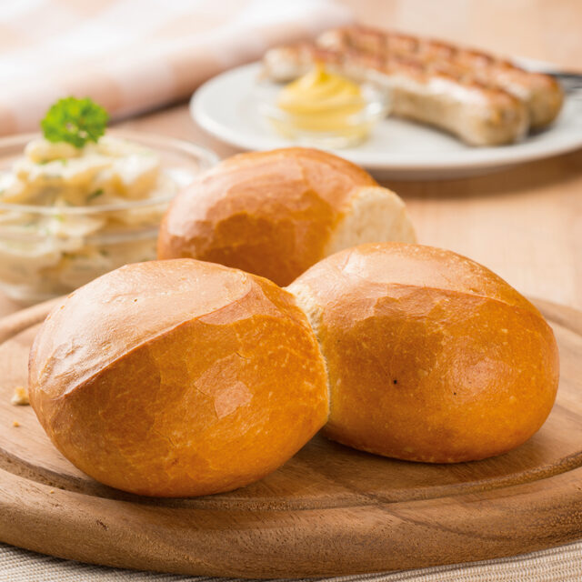 Drei Brötchen mit Phoenix Cross Malz