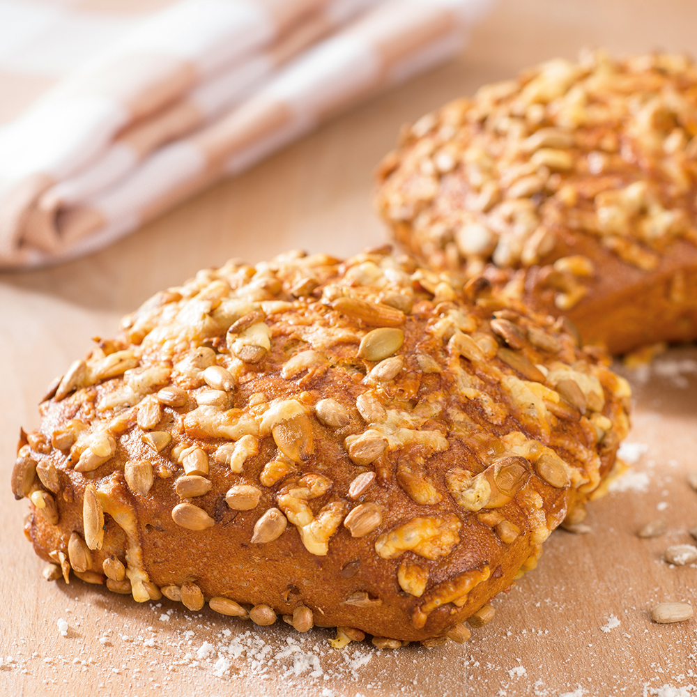 Brötchen mit Samen und Phoenix Vollkorn Back Universal