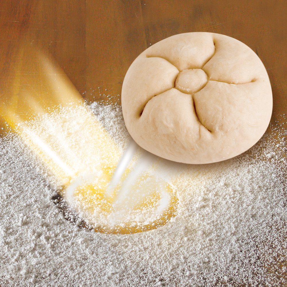 Brötchen über PING-PONG Trennmehl