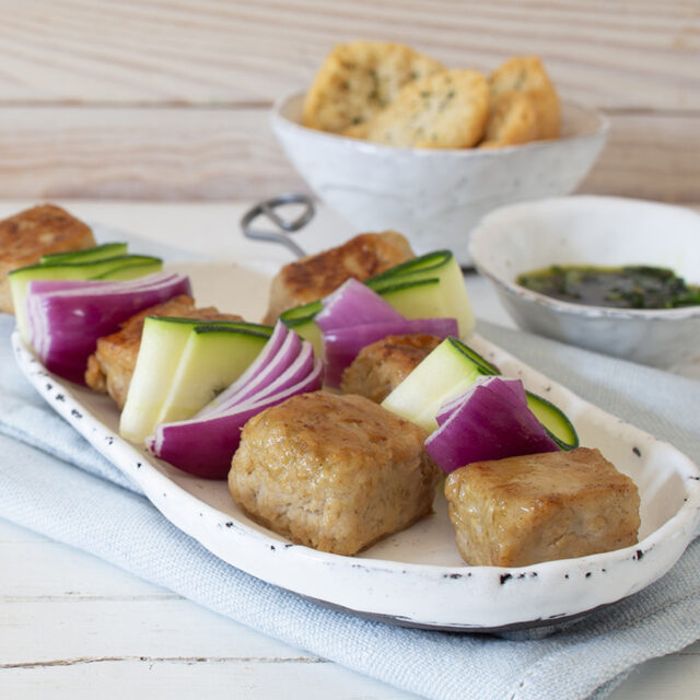 Vitatex Spieße mit Zucchini und Zwiebeln