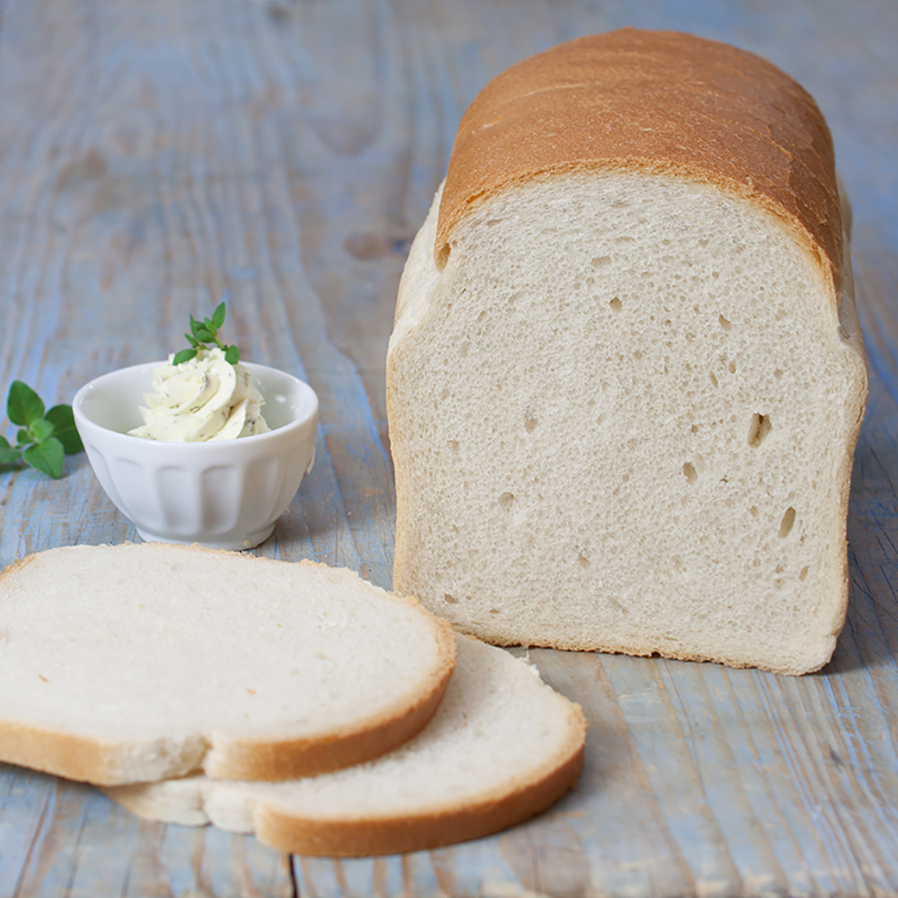 Aufgeschnittenes Purafarin Hydrosoft Brot